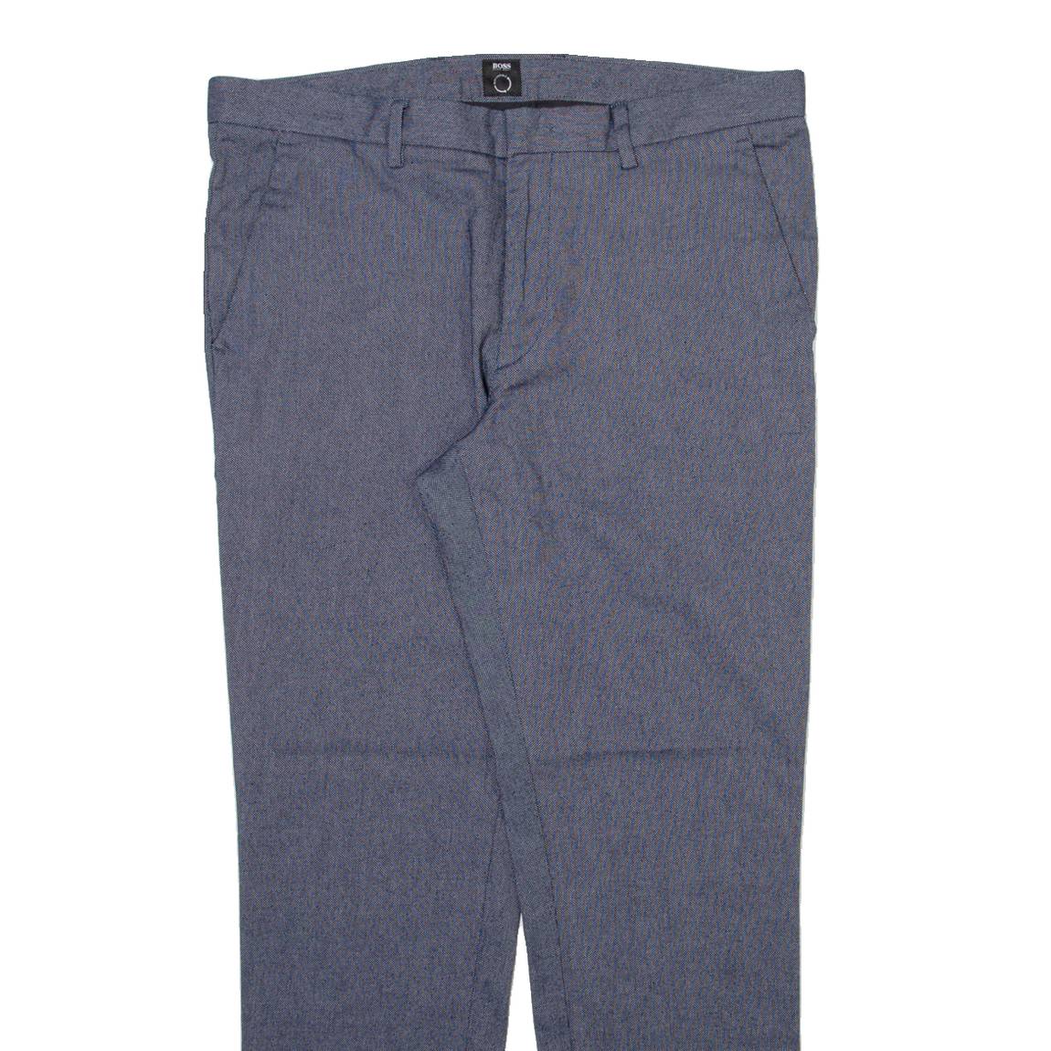 BOSS Womens Trousers Grey Regular Tapered W35 L29