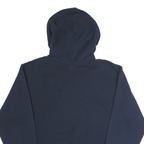 CHAMPION Mens Navy Pomona Pitzer Pullover Hoodie S Cotton Blend