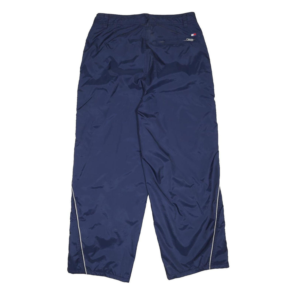 TOMMY HILFIGER Girls Joggers Blue XL W30 Lightweight Nylon Track Pants