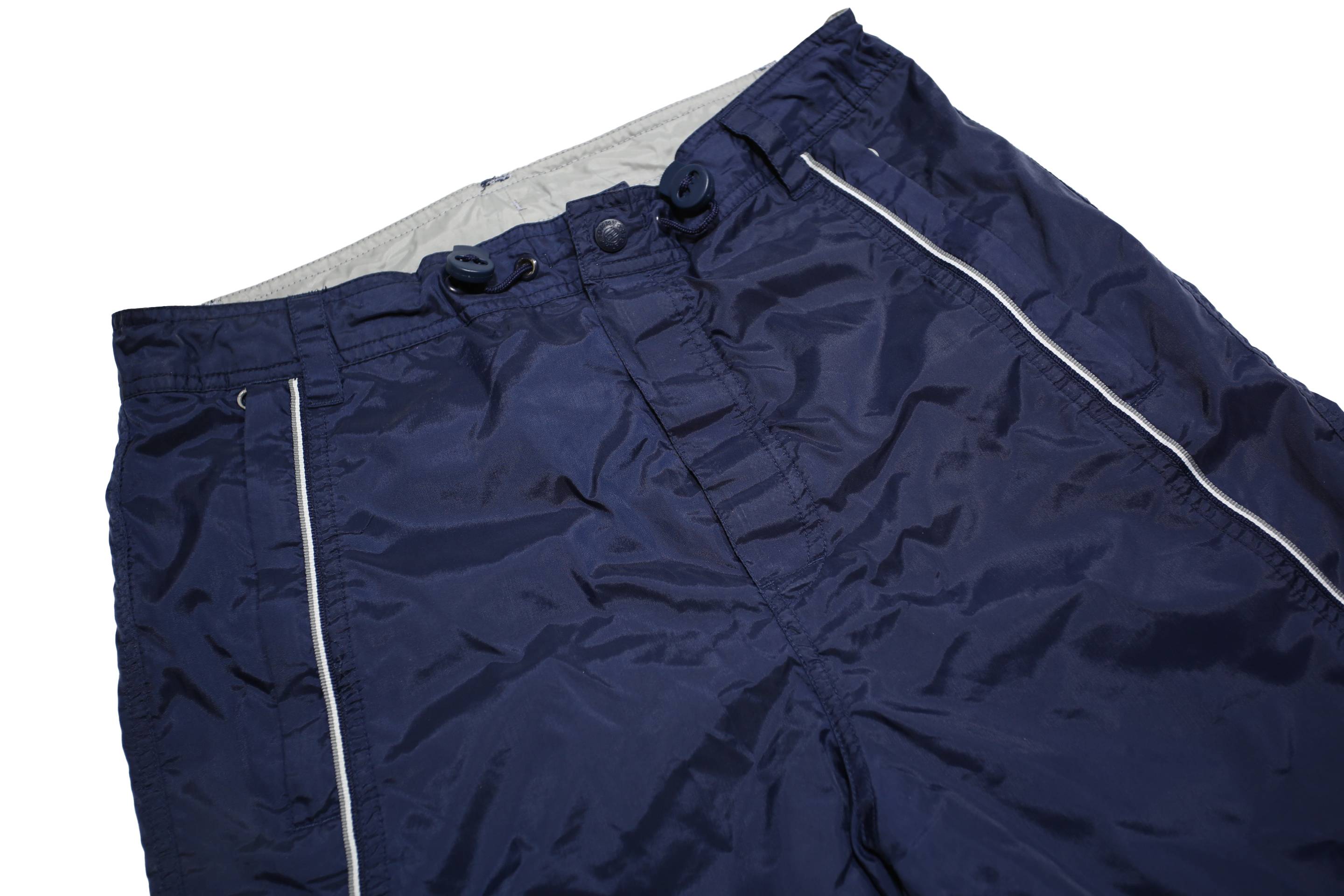TOMMY HILFIGER Girls Joggers Blue XL W30 Lightweight Nylon Track Pants
