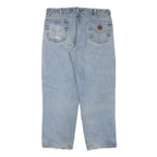 CARHARTT Mens Regular Fit Light Blue Denim Jeans W38 L30 Classic Cotton Blend