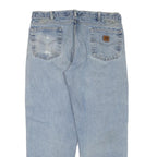 CARHARTT Mens Regular Fit Light Blue Denim Jeans W38 L30 Classic Cotton Blend