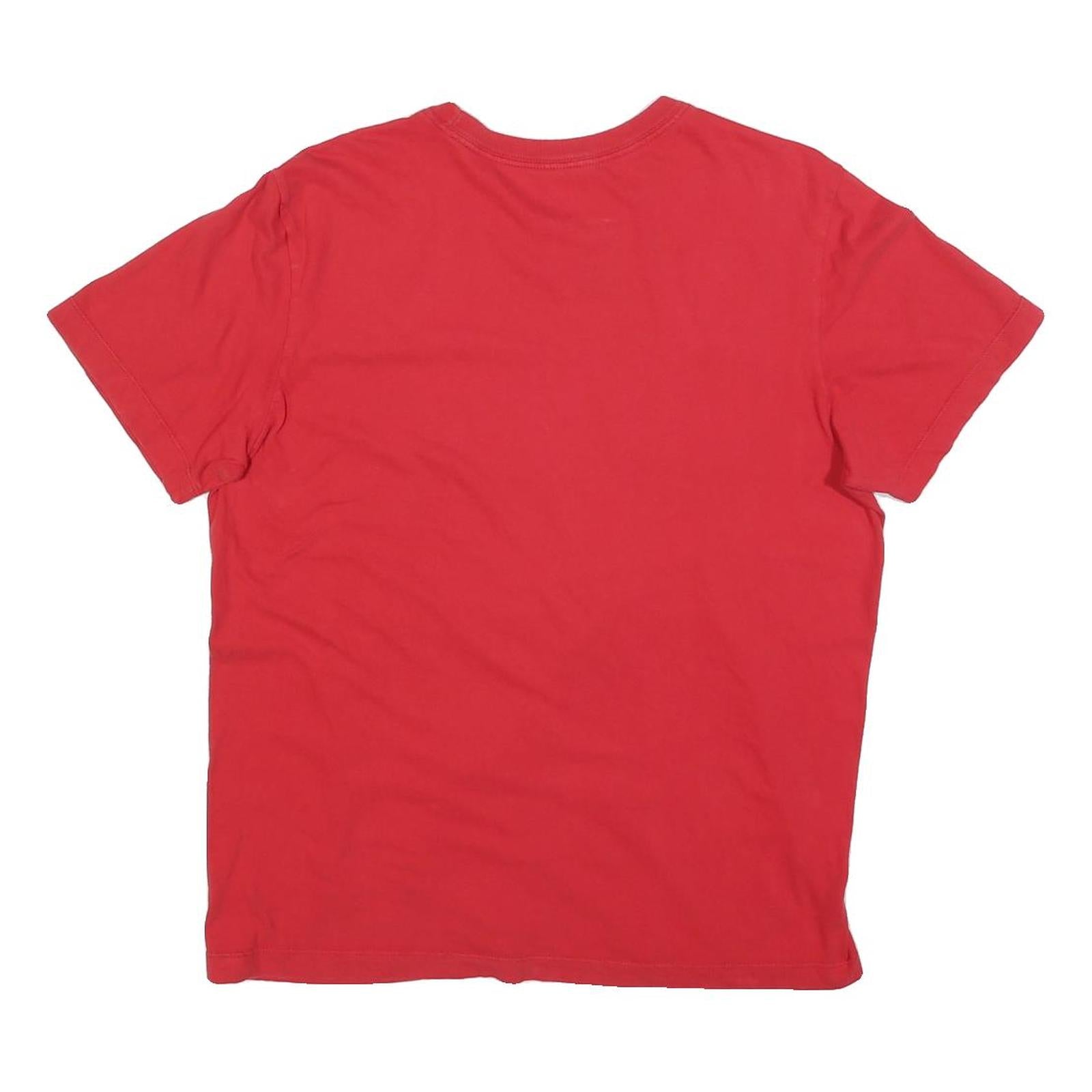 NIKE Mens Red Just Do It Graphic T-Shirt M Short Sleeve Crew Neck Sportswear