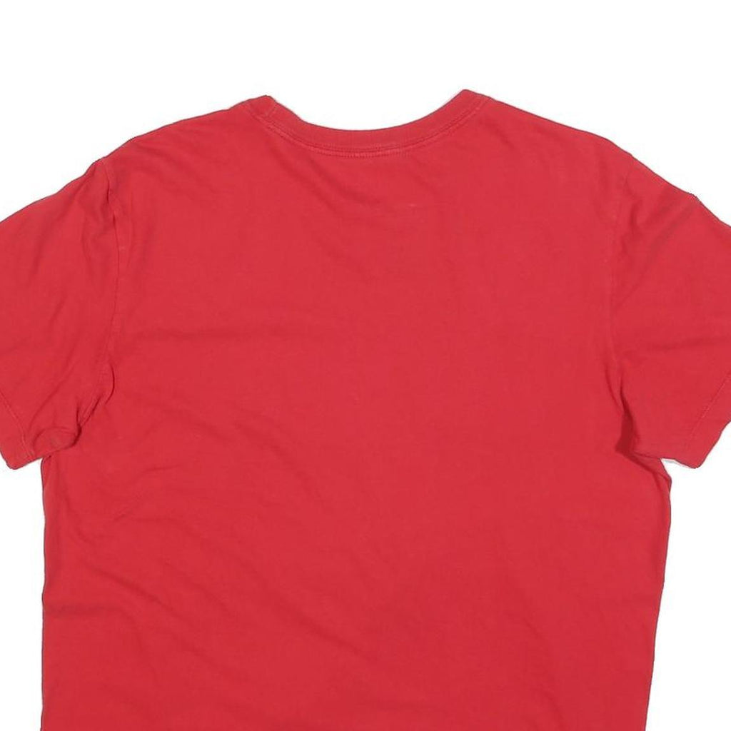 NIKE Mens Red Just Do It Graphic T-Shirt M Short Sleeve Crew Neck Sportswear