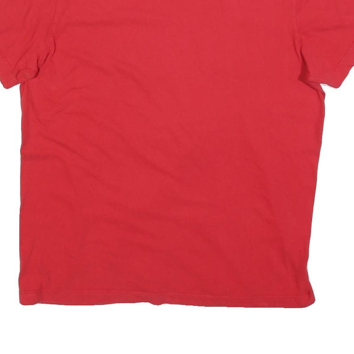 NIKE Mens Red Just Do It Graphic T-Shirt M Short Sleeve Crew Neck Sportswear
