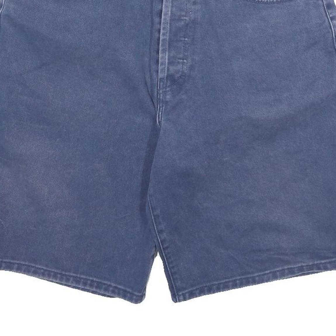 PEPSI Mens Shorts Blue Casual L W31 Cotton Blend Comfortable Relaxed Fit