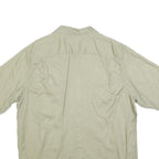 WRANGLER Mens Beige Casual Cotton Blend Shirt L Button Pocket Style