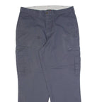 DICKIES Cargo Workwear Mens Trousers Grey Regular Straight W36 L32