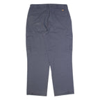 DICKIES Cargo Workwear Mens Trousers Grey Regular Straight W36 L32