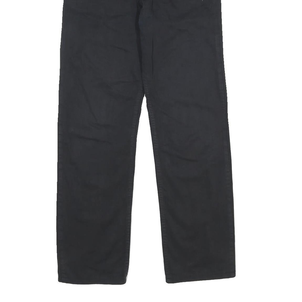 CARRERA JEANS Womens Cotton Black Regular Straight Trousers W26 L29 Classic Fit