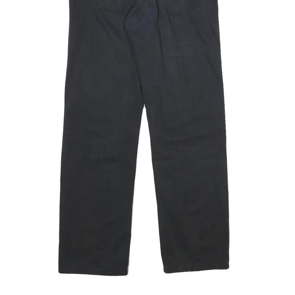 CARRERA JEANS Womens Cotton Black Regular Straight Trousers W26 L29 Classic Fit