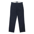 POLO RALPH LAUREN Mens Cotton Blend Navy Regular Fit Straight Leg Trousers W32