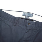 POLO RALPH LAUREN Mens Cotton Blend Navy Regular Fit Straight Leg Trousers W32