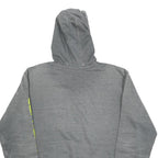 CARHARTT Mens Grey Hoodie M Cotton Blend Workwear Graphic Print