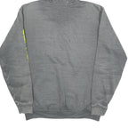 CARHARTT Mens Grey Hoodie M Cotton Blend Workwear Graphic Print