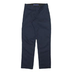 DICKIES Mens Cotton Blend Navy Blue Regular Fit Straight Leg Trousers W29 L30