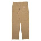 CARHARTT Mens Trousers Beige Relaxed Straight W32 L32
