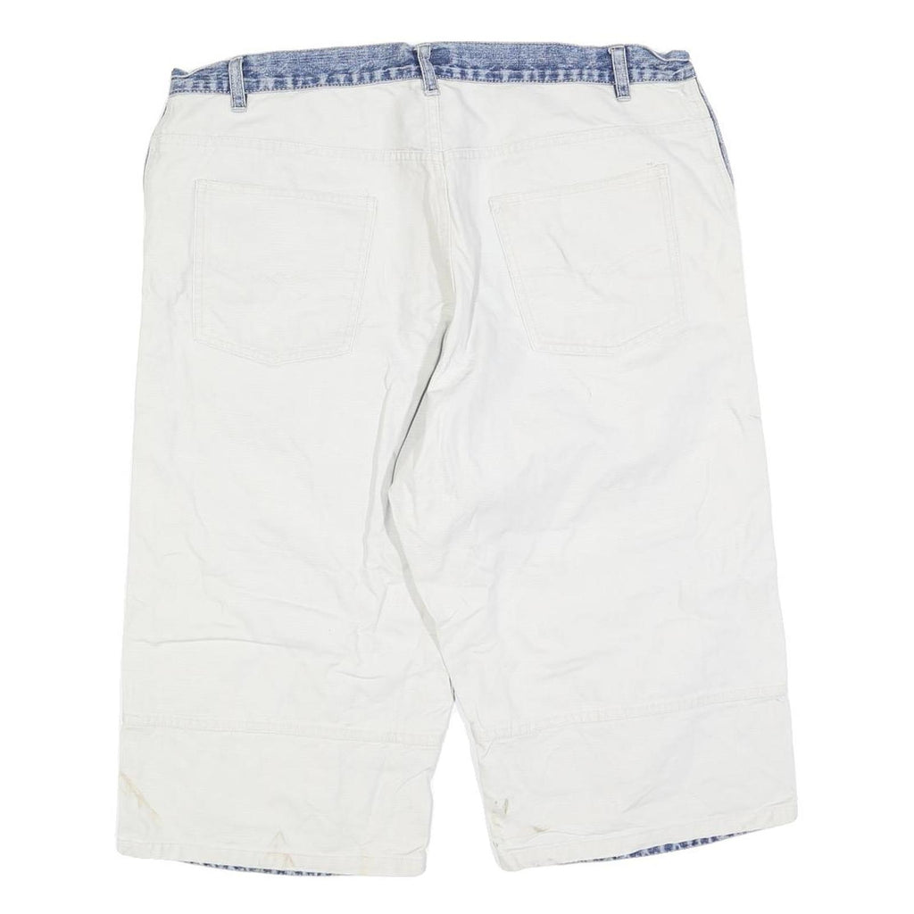 EAGLE Mens Denim Blue Casual Shorts XL W38 Cotton Blend Relaxed Fit Pockets