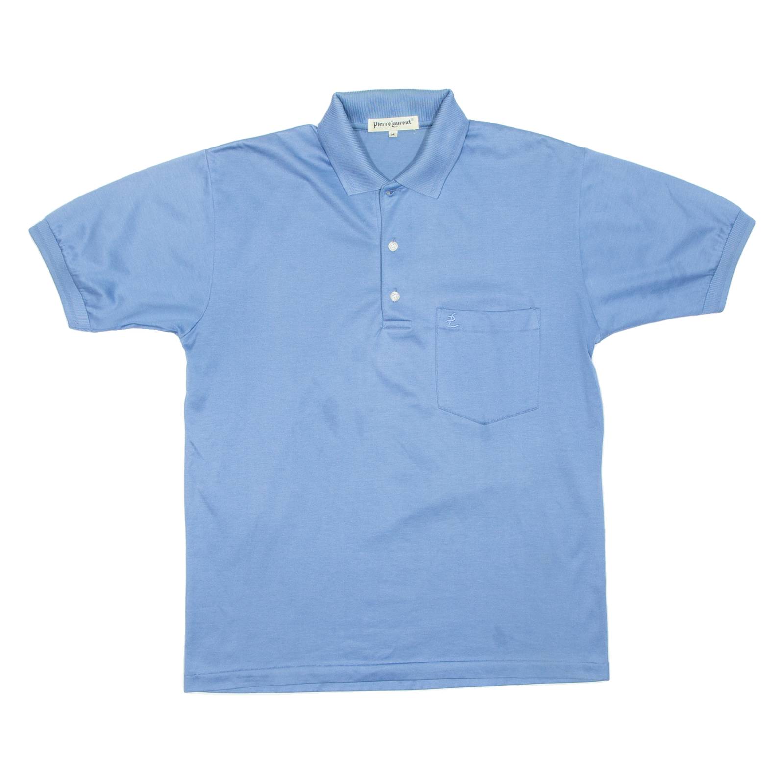 PIERRE LAURENT Mens Polo Shirt Blue M