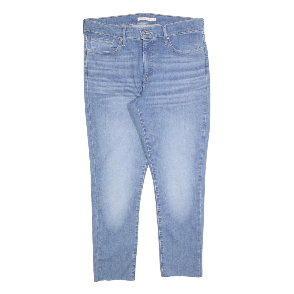 LEVI'S 311 Womens Slim Blue Denim Light Wash Jeans W32 L26 Classic Cotton Zip