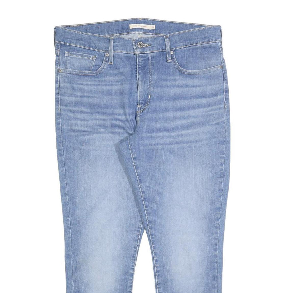 LEVI'S 311 Womens Slim Blue Denim Light Wash Jeans W32 L26 Classic Cotton Zip