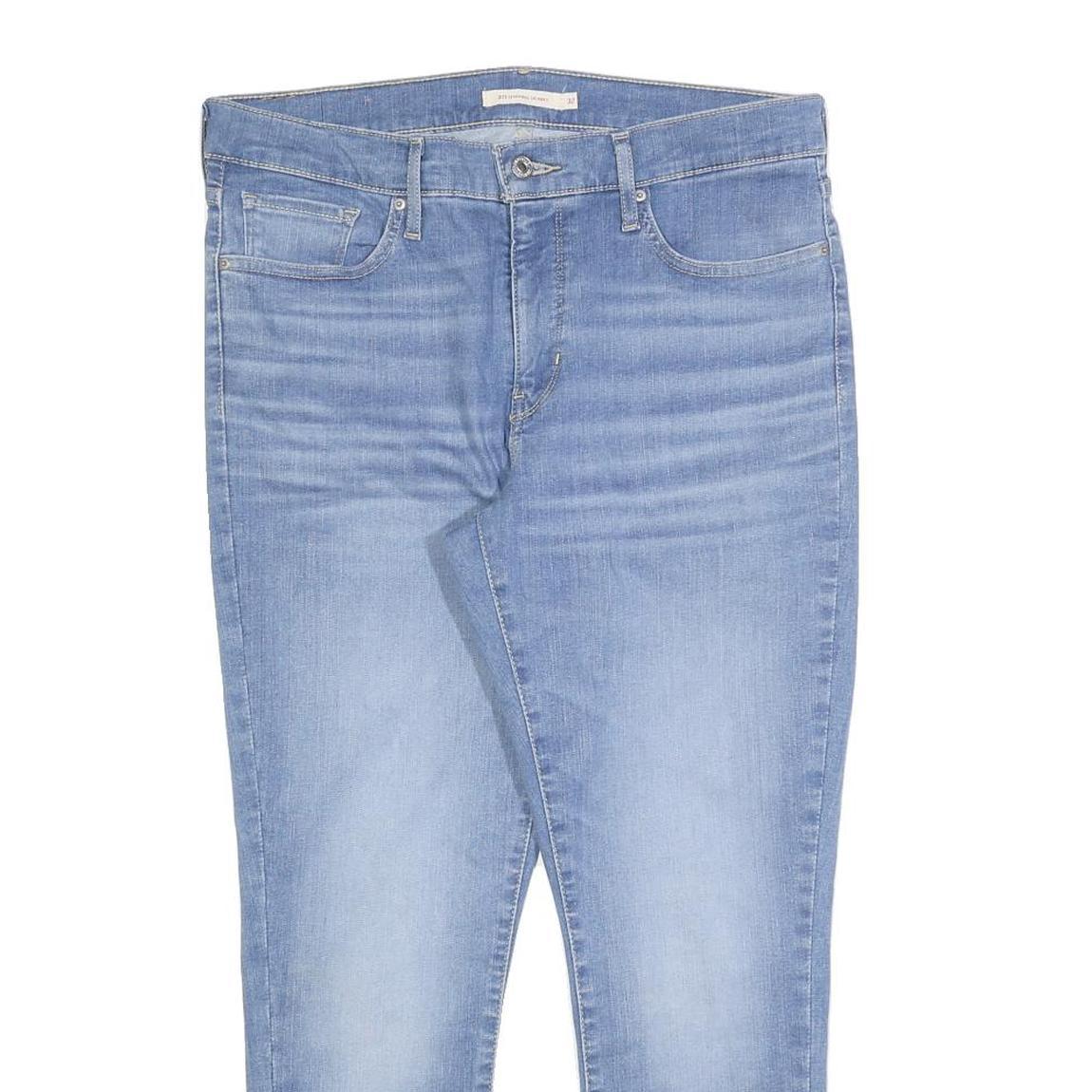 LEVI'S 311 Womens Slim Blue Denim Light Wash Jeans W32 L26 Classic Cotton Zip