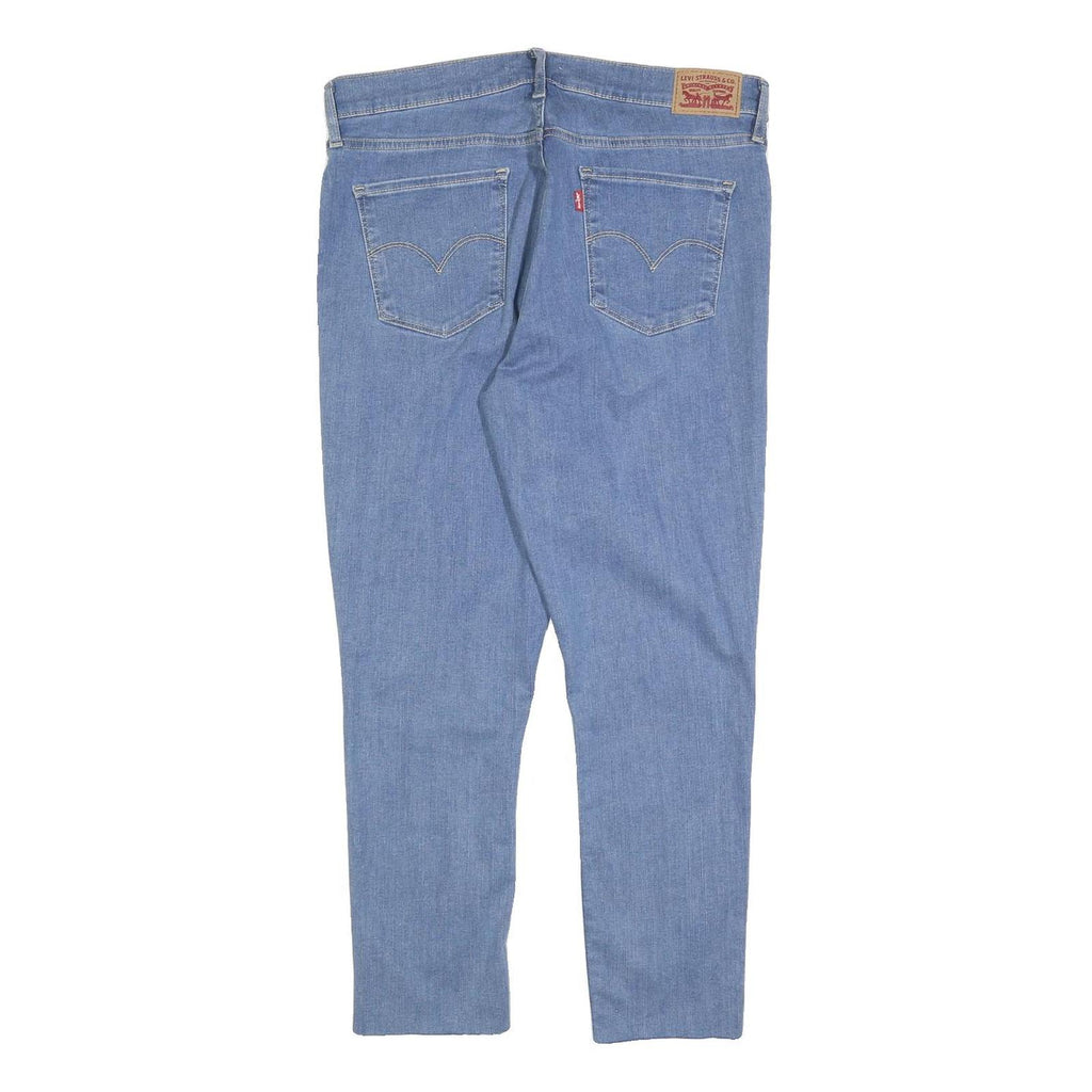 LEVI'S 311 Womens Slim Blue Denim Light Wash Jeans W32 L26 Classic Cotton Zip