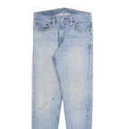 LEVI'S 512 Tapered Mens Jeans Blue Slim Tapered Denim Stone Wash W29 L30 Light
