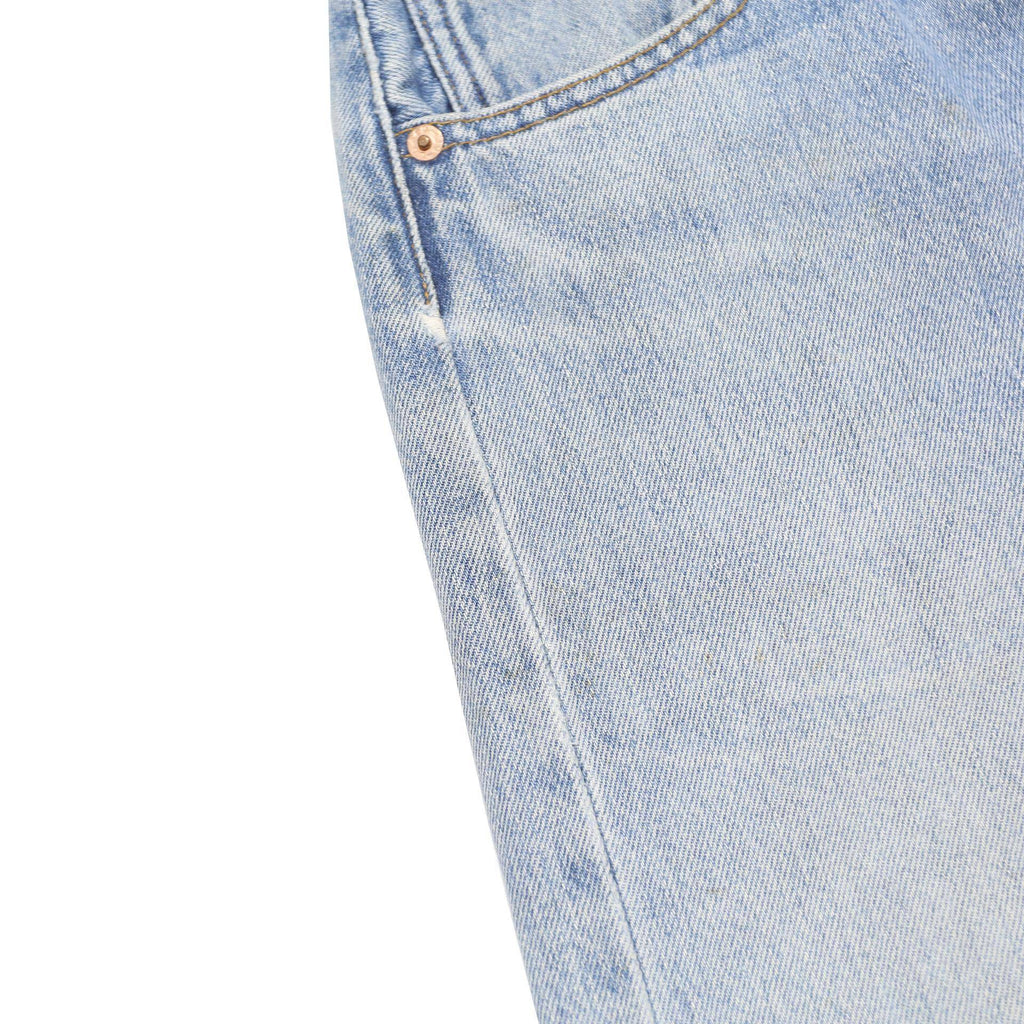 LEVI'S 501 Mens Jeans Blue Regular Straight Denim Light W32 L32 Classic Fit