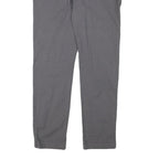 TED BAKER Mens Cotton Blend Grey Slim Straight Trousers W34 L30 Smart Casual