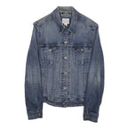 LEVI'S Womens Blue Denim Jacket S Cotton Blend Classic Button Fastening