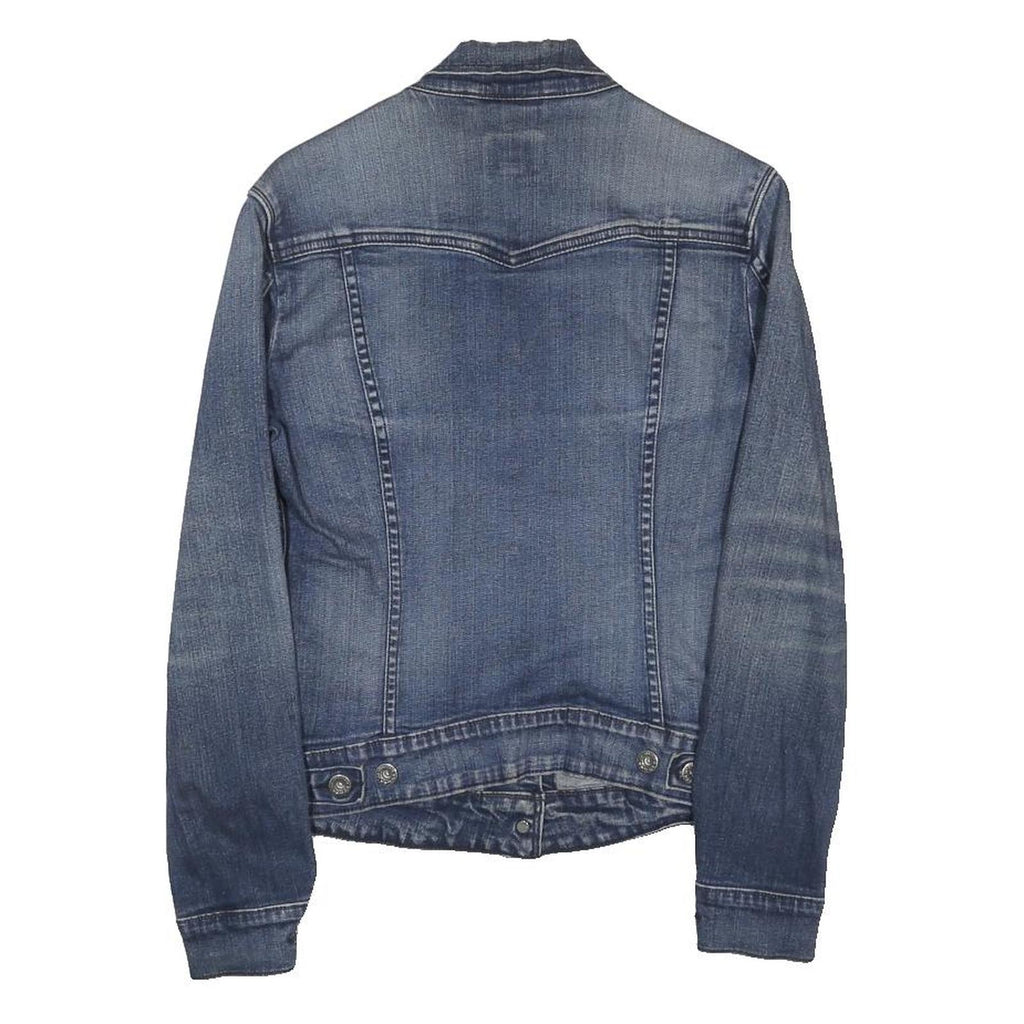 LEVI'S Womens Blue Denim Jacket S Cotton Blend Classic Button Fastening