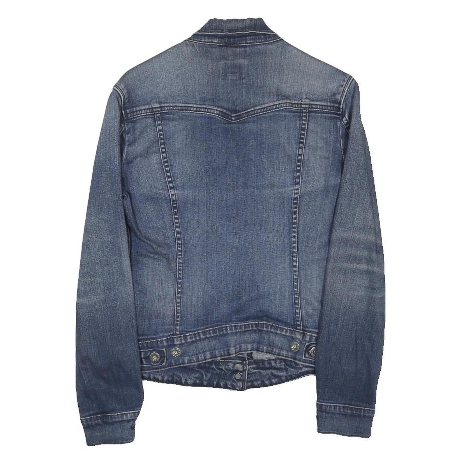 LEVI'S Womens Blue Denim Jacket S Cotton Blend Classic Button Fastening