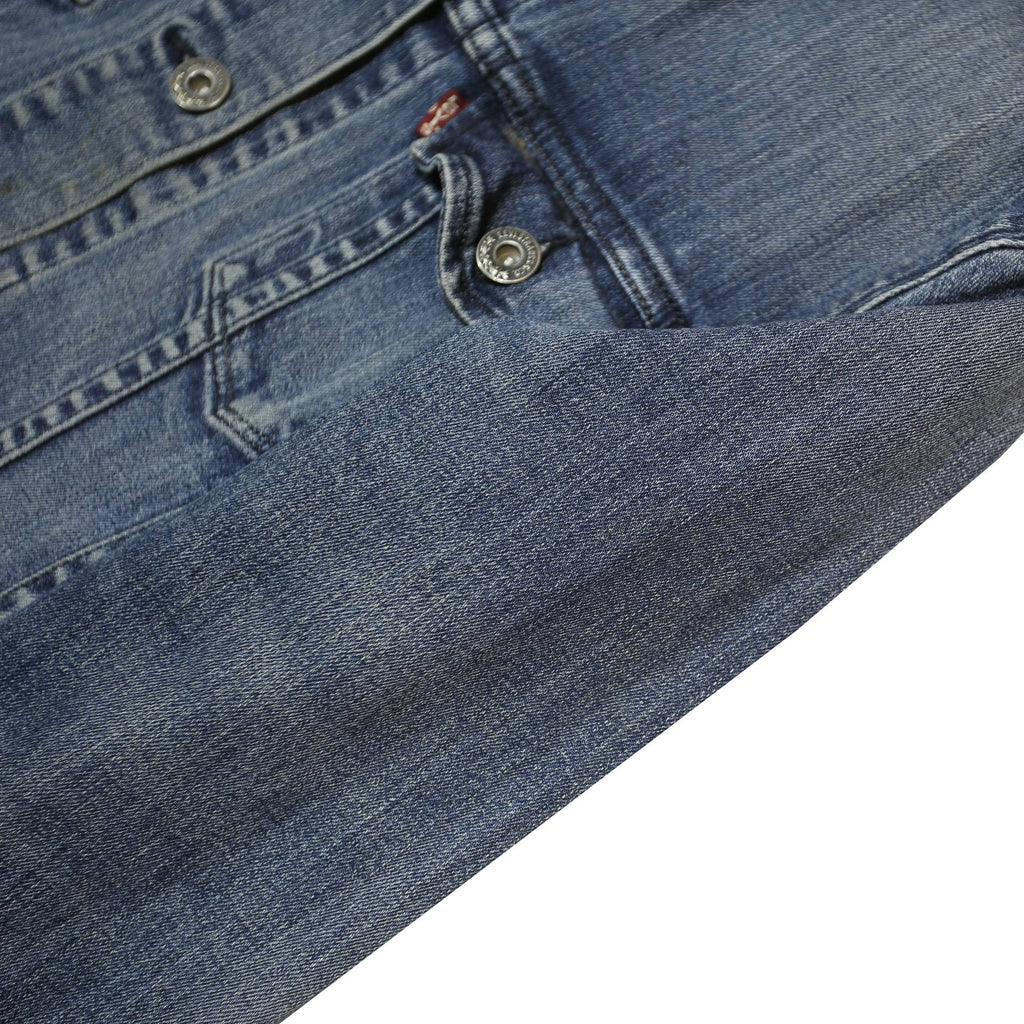 LEVI'S Womens Blue Denim Jacket S Cotton Blend Classic Button Fastening
