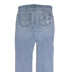 CARHARTT Mens Relaxed Light Blue Denim Jeans W32 L32 Classic Cotton Zip Casual