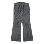 BLEND Womens Grey Regular Flared Denim W31 L31 Cotton Blend Button Closure