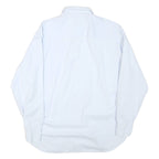 ARMANI COLLEZIONI Mens Light Blue Plain Shirt XL Classic Fit Casual Smart