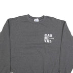 CHAMPION Mens Grey Carnival 2018 Crew Neck 2XL Cotton Blend Sweatshirt