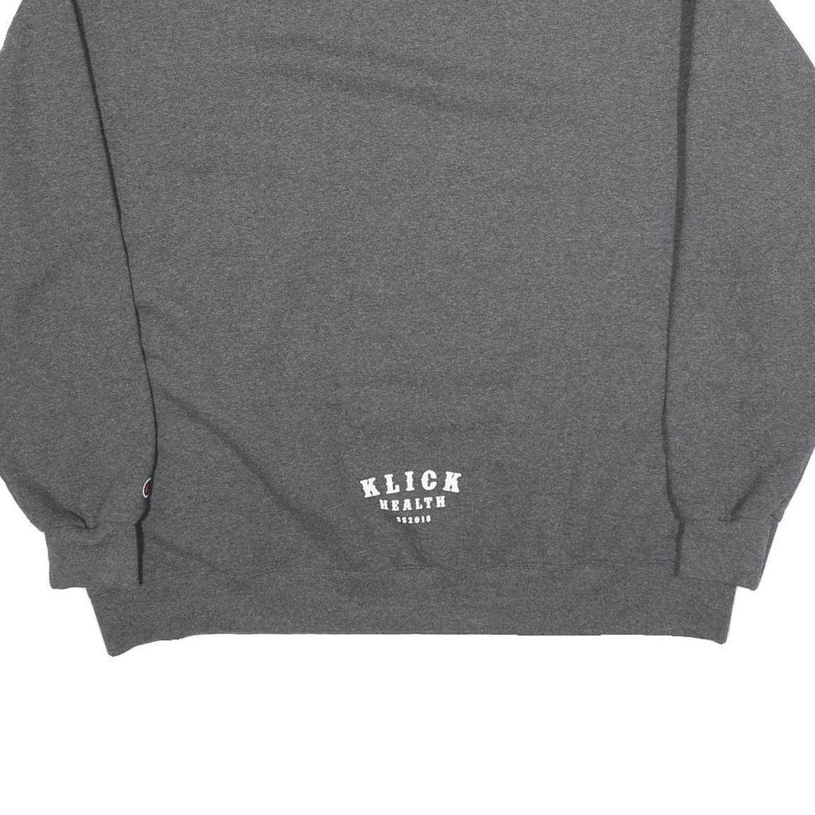 CHAMPION Mens Grey Carnival 2018 Crew Neck 2XL Cotton Blend Sweatshirt