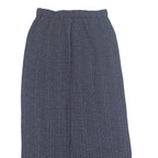 Womens Pleated Skirt Blue Midi 90s Spotted UK 10