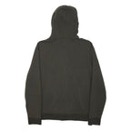 ABERCROMBIE & FITCH Mens Grey Full Zip Hoodie L Cotton Blend Casual Wear