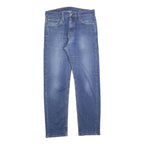 LEVI'S 505 Mens Jeans Blue Regular Straight Denim Medium W33 L30 Classic Fit Zip