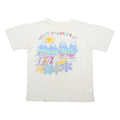 Womens White Mountain Tremblant Graphic T-Shirt L Short Sleeve Crew Neck Casual