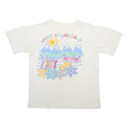 Womens White Mountain Tremblant Graphic T-Shirt L Short Sleeve Crew Neck Casual