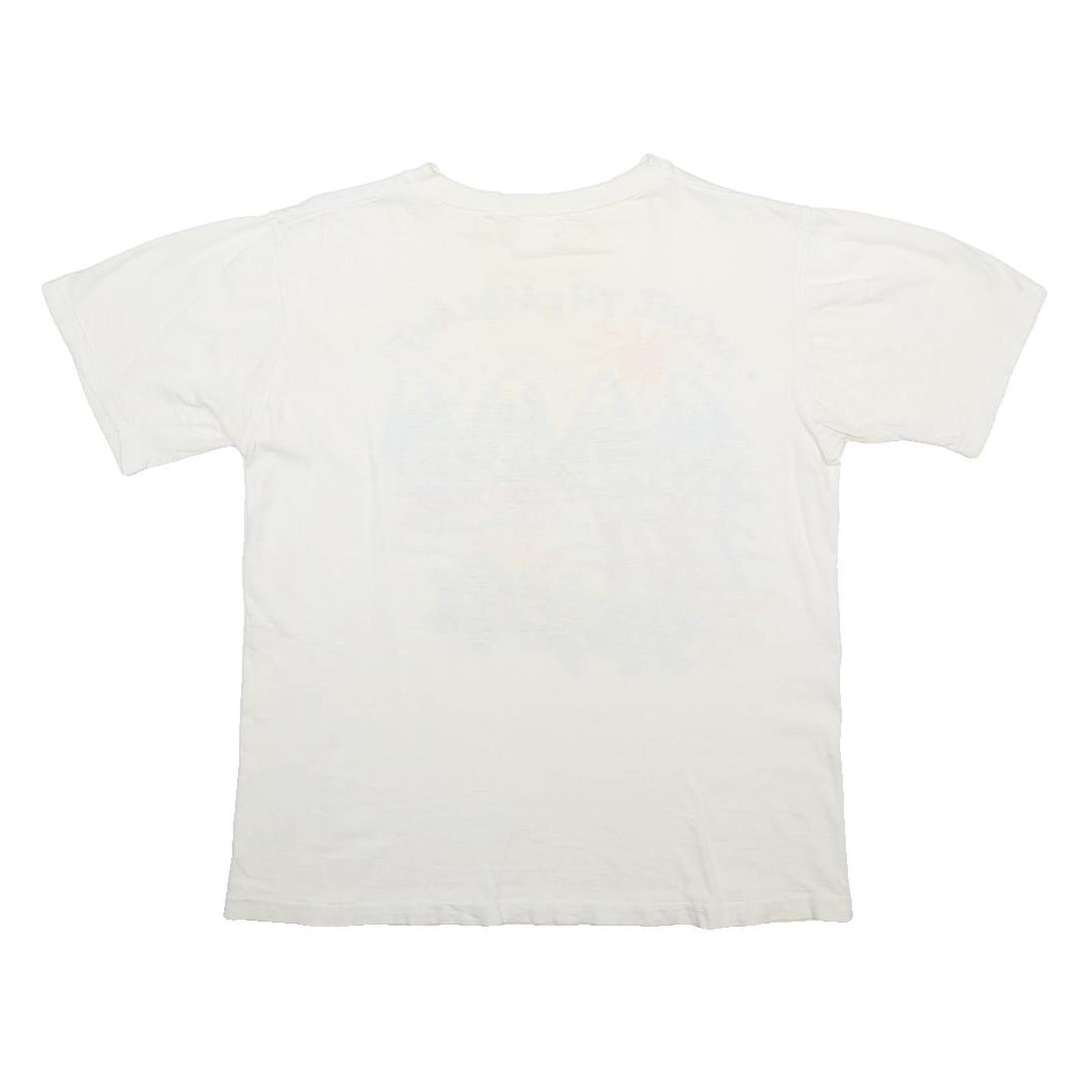 Womens White Mountain Tremblant Graphic T-Shirt L Short Sleeve Crew Neck Casual