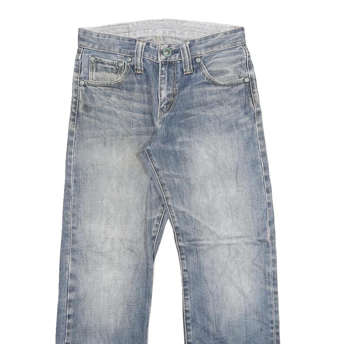 LEVI'S Womens Blue Regular Straight Denim Medium W28 L27 Jeans Casual Fit