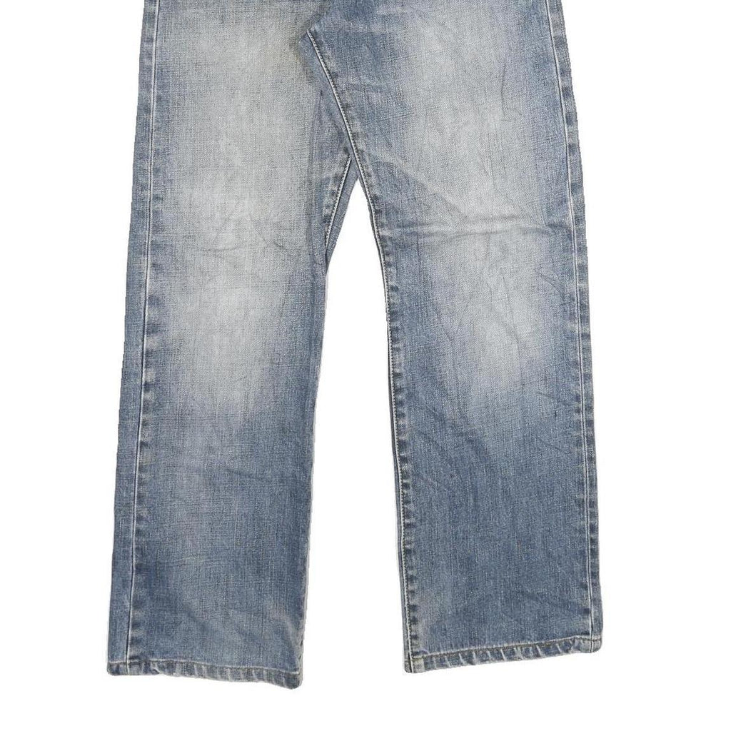 LEVI'S Womens Blue Regular Straight Denim Medium W28 L27 Jeans Casual Fit