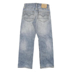 LEVI'S Womens Blue Regular Straight Denim Medium W28 L27 Jeans Casual Fit