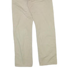 LEE COOPER Mens Cotton Blend Beige Regular Fit Straight Leg Trousers W32 L31
