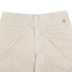 CARHARTT Mens Shorts Beige Casual Relaxed Fit XL W40 Workwear Durable Cotton